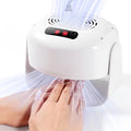 SAVILAND 600W Nail Polish Dryer: 2026 6X Faster Drying with Dual Heating & Cooling Modes, Adjustable Angle Nail Fan for Salon & Home Use (White)
