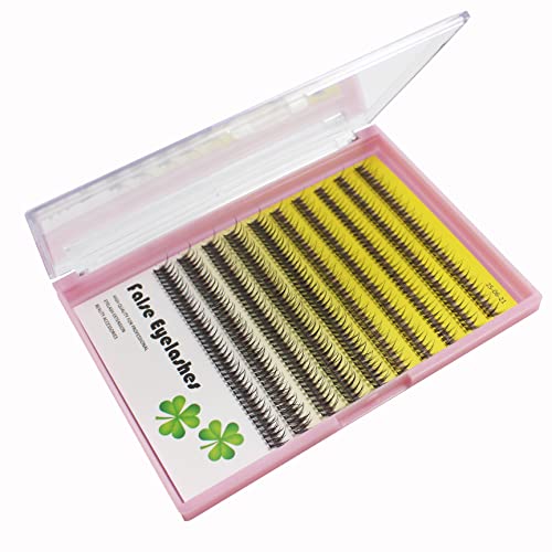 ¡æVayator Black False Eyelashes 8-18mm Mixed To Choose Individual False Eyelashes Extension Eyelashes Cluster Natural Soft Fake False Eyelashe Eyelash Extension Tool Large Capacity (8+10mm Mixed)