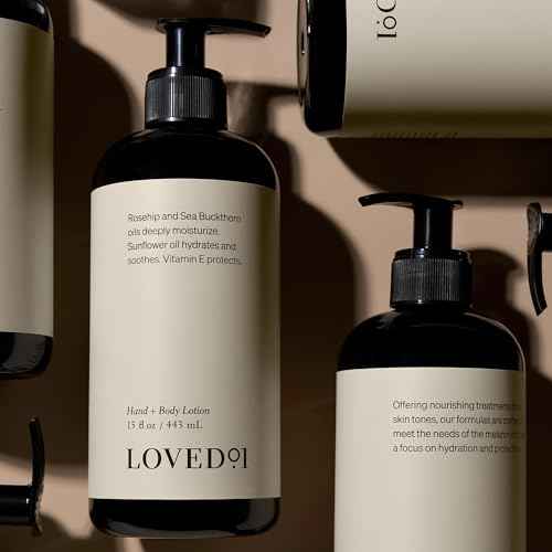 Loved01 Hand & Body Lotion, John Legend Skincare, Fragrance-Free, Daily Lightweight Cream, Oprah's Favorite Things, Formulated with Shea Butter & Vitamin E, 2-Pack (15 oz each)