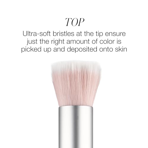 RMS Beauty Skin2Skin Vegan Makeup Brush ? Soft, Durable Cruelty-Free Brush for Flawless Foundation, Concealer, Eyeshadow, Blush & Brow Application