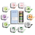 ClayCo! 10 Piece Clay Mask Variety Kit for Men & Women Facial and Skin Care, Clay Face Mask Set (Rose, Rose Jelly, Matcha, Turmeric, Dead Sea, Green Tea, Aloe Vera, Avocado, Eggplant, Tea Tree)