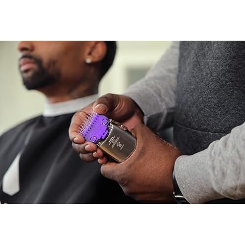 Andis 561002 OG Master Dual Magnet Attachment Clipper Guard Set, 2-Pack, Purple