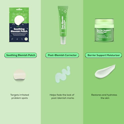 HANHOO Barrier Support Moisturizer with Ceramides, 1.7 Fl. Oz., Face Moisturizer with Ceramides and Hyaluronic Acid, Soothes Skin Barrier, Gel-Cream Moisturizer, For Acne-Prone Skin