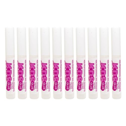 KDS Nail Glue Set Ultra-Strong Professional Hold for Nail Tips & Art Easy to Use, Fast Drying Formula 50PCs