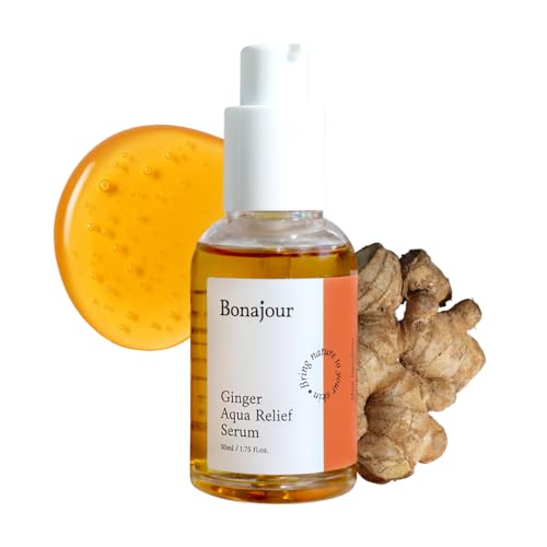 [BONAJOUR] Ginger Aqua Relief Serum for Sensitive Skin, acne-prone skin - Provides effective skin soothing, Slow Aging Serum,
