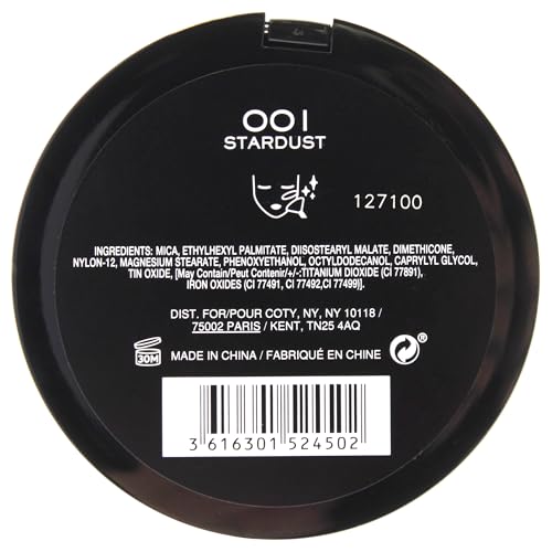 Rimmel London High'Light - 001 Stardust - Highlighter, Weightless Texture, Buttery-Soft Formula, Buildable, 0.28oz