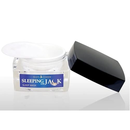 Suzy Cohen Sleeping with Jack Skin Renewing Night Cream: Hydrating Collagen Boosting Moisturizer with Niacinamide, Hyaluronic Acid for Plumping and Jackfruit Extract. Anti-aging Facial
