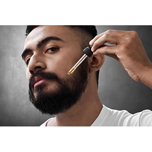 OPO - Organic Beard Oil for Men: 4 oz Sandalwood, Non-GMO, Vegan Facial Hair Conditioner for Fast Growing Beard, Mustache, Eyelash & Eyebrows