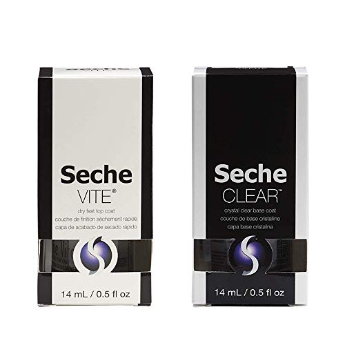 Seche Clear Vite, Base Coat and Top Coat for Nail Polish