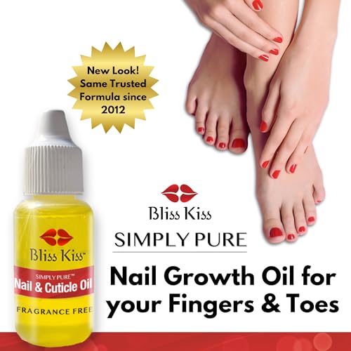 Bliss Kiss Refillable Nail Oil Pen & Simply Pure Cuticle Oil 15 ml Bottle Bundle