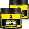 Beard Butter,Maximum Concentration Biotin,with Castor Oil and Argan & Jojoba Oils, Promotes Beard Growth, Styles, Strengthens & Softens Beards ,Unruly Beards While Relieving Itch,2 Ounce*2 (2 Pack)