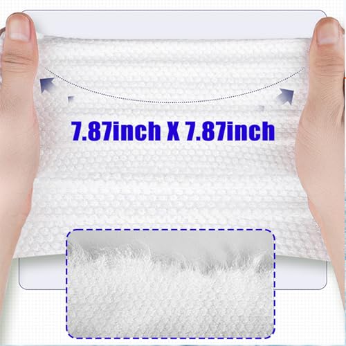 4 Pack Face Towels Disposable,100 Count Ultra Thick Disposable face towels Facial Wash Cloth for Sensitive Skin, Face Clean Towels, Lint- free Facial Tissue