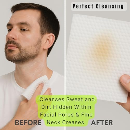 BC+¢ç Acne Eco Disposable Face Towels 13x15"XL 60ct Esthetician Facial Cleansing Cloths, Bamboo Towelette Use Wet Dry wd Cleanser, Neck Sweat & Impurities Face Cloth Hypoallergenic WashCloth