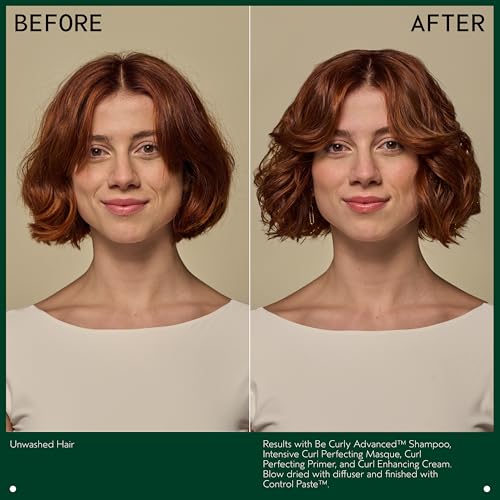 Aveda Be Curly Advanced Curl Perfecting Primer | for Wavy, Curly & Coily Hair | Detangles & Smooths | Products Against Humidity, Reduces Frizz | Silicone Free | 97% Naturally Derived*, 6.7 Fl Oz