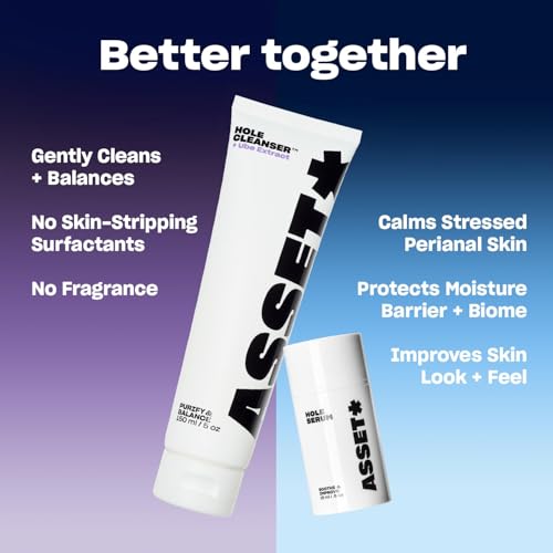Asset Hole Cleanser ? Perianal-Optimized Gentle Daily Cleanser ? 150ml (5oz) | Non-Ionic Surfactant System | Hydrates, Soothes & Neutralizes Odor | pH Balanced, Vegan, Formulated for Sensitive Skin