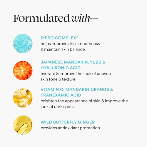 TULA Skin Care Bright Start Vitamin C Antioxidant Brightening Moisturizer - Lightweight Gel Cream, Brightens, Hydrates & provides Antioxidant Protection, 1.7 oz.