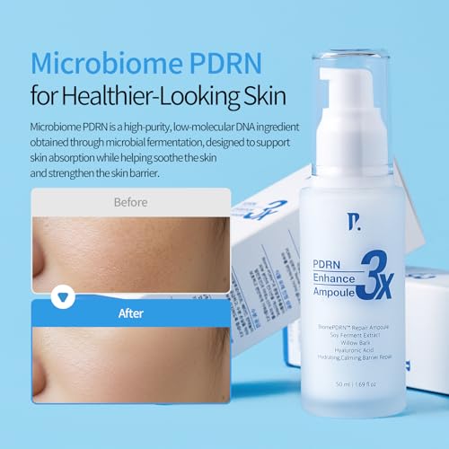 PAMS IBC 3X PDRN Enhance Ampoule, 3rd Generation PDRN, Skin Rejuvenation, Botanical Extracts, Korean Skin Care, 1.69 fl.oz. 50ml