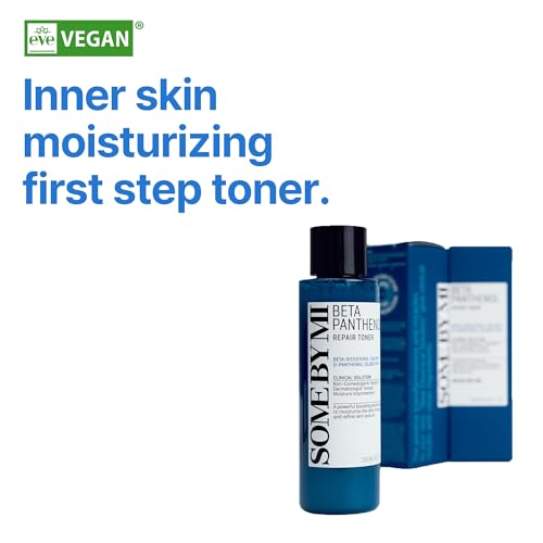 SOME BY MI Beta-Panthenol Repair Toner - 5.07Oz, 150ml - Daily Soothing Korean Toner for Face with Skin Moisturizing Effect - Rebuilding Skin Barrier with Panthenol for Milk Skin - Korean Skin Care