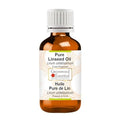 Greenwood Essential Linseed Oil (Linum usitatissimum) | Cold Pressed | Natural | Undiluted | For Diluting Essential Oils | For Skin & Massage | Men & Women | 5ml (0.16 oz)