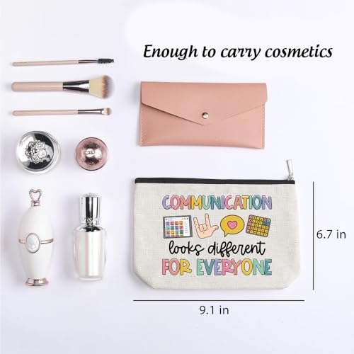 BLUPARK Behavior Analyst Cosmetic Bag ABA Therapist Gift Behavior Analyst Appreciation Gift Behavior Analyst Makeup Zipper Bag Behavior Therapist Gift(Behavior Analyst)