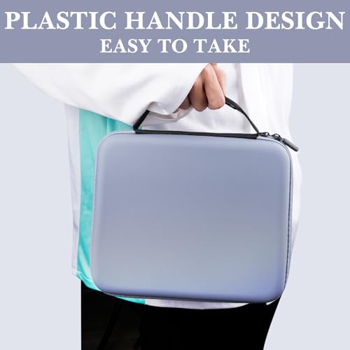 Linkidea Hair Removal Device Storage Case, Women's Travel Shaving Kit Organizer Compatible with Air 3 IPL Device, Portable Waterproof Pouch for Traveling (Purple)