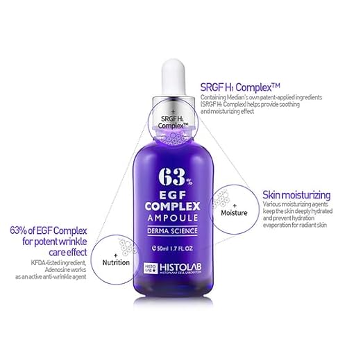 HISTOLAB EGF Complex Ampoule 63% Powerful Wrinkle Care Ampoule Youthful Looking Skin Made in Korea Korean Skin Care