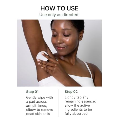 celimax ONE STEP Body Brightening Pad | with Green Tea & White Truffle, for Underarm, Knee & Elbow, Gentle Exfoliating & Hydrating Body Scrub, 110ml (60 pads)