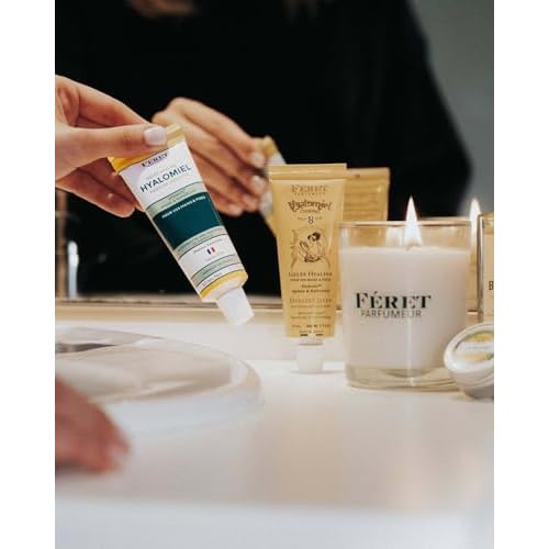 F?ret Parfumeur Le Hyalomiel Gel Moisturizer ? Violette ? Hydrating Skincare with Organic Honey ? Soothing Gel for Dry, Cracked Hands, Feet & Skin ? Made in France ? 50ml / 1.7oz