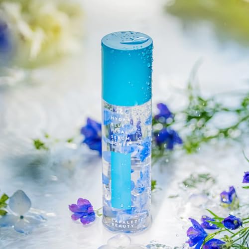 LAPALETTE Hydra Blue Petal Serum Toner | Hydrogel Capsule Petal | Triple Hyaluronic Acid | Antioxidant-Rich Iris Extract | Dry and Dull Skin | Hydration & Moisturization | Korean Skincare 3.38 fl.oz.