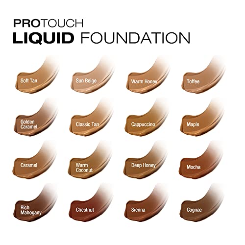 Kiss New York Professional Liquid Foundation - Lightweight and Hydrating Formula, Natural Finish, Control Shine, Cover Pores, Medium to Full Coverage, Green Tea Extract (Caramel)
