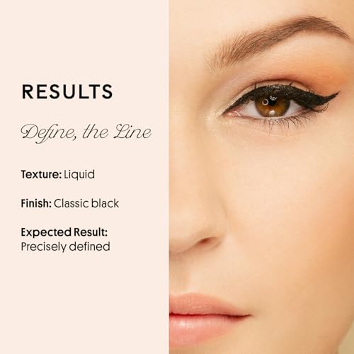 Winky Lux Meowza Liquid Eyeliner - Long Lasting Smudge Resistant Formula, Felt Tip Precision Applicator, True Black Eyeliner