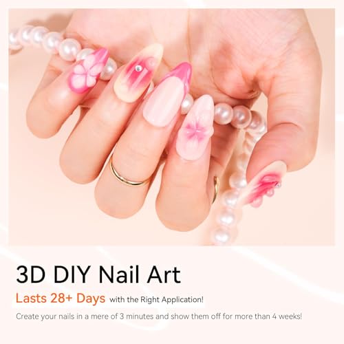 Makartt 15g 3D Nail Gel Sculpting Gel Nail Art Glue for Nail Art Designs DIY Nail Craving 3D Gel Bundle with Luminoza 10W Cordless UV/LED Lamp