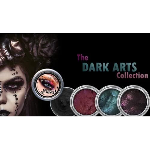 Concrete Minerals Variety Collection, Silky- Smooth and Highly Pigmented Cosmetics, 100% Vegan and Cruelty Free, Loose Mineral Eyeshadow Powder, Handmade in USA (Dark Arts)