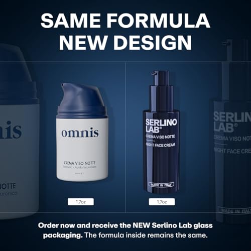 Serlino Lab Face Cream ? Moisturizer with Retinol and Hyaluronic Acid, Refreshing Effect, Reduces Wrinkles and Dark Spots, Improves Skin Elasticity and Radiance