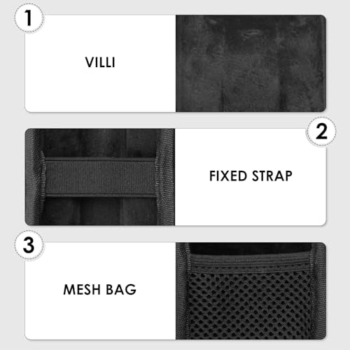 Linkidea Razor Storage Case, Portable Travel Razor Storage Bag, Replacement Blades Accessories Shaver Case for QP2520, QP2530, QP2630 (Black), SHC16-01