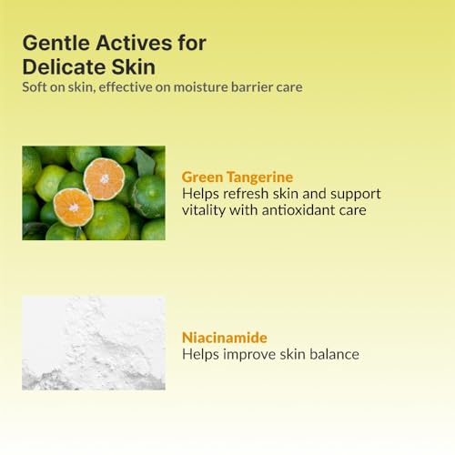 Vitatone Essence, Vitamic C Serum with 5% Niacinamide & Jeju Green Tangerine, for Glass Skin, Clarifying, Radiant Complexion, Fast Absorbing, Korean Skincare (30ml / 1.01 fl. oz)