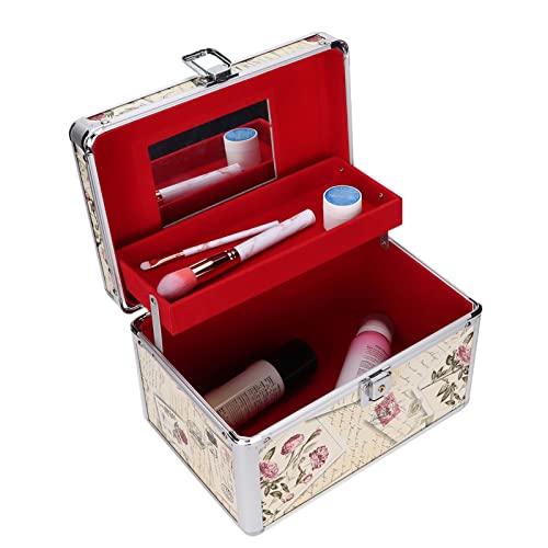 YUYTE Case Makeup Case Makeup Storage Case Makeup Organizer Case Empty Storage case, portable storage box for makeup artist/beautician