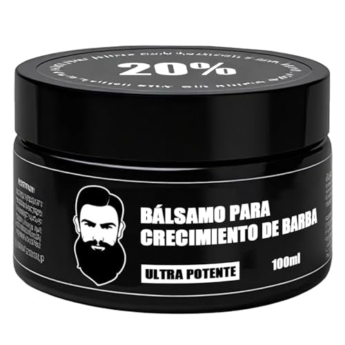Estimulante Para Barba ? B?lsamo de Crecimiento Ultra Potente, Beard Stimulating Balm, Moisturizes & Strengthens Beard, 100 ml / 3.5 oz
