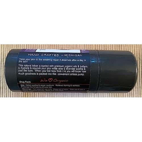 Joshua Tree Skin Care Lavender After Sun Lotion with Soothing Aloe, Tea Tree Oil and Cocoa Butter