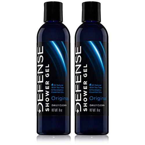 Defense Soap Original Body Wash Shower Gel 8 Oz (Pack of 2), Defense Original Body Wipes 40 Count, & Defense Antifungal Medicated Bar Soap