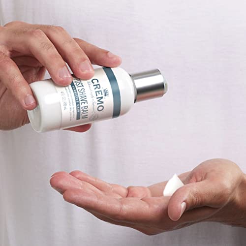 Cremo Barber Grade Pre- and Post Shave Bundle with Sensitive Shave Cream, 6oz and Post Shave Balm, 4oz