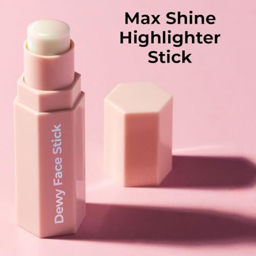 MCoBeauty - Dewy Face Stick - Silky Skin Highlight & Illuminating Glass Finish for Radiant, Healthy-Looking Skin, Shea Butter-Infused Skincare-Grade Glow - Highlighter Makeup, Stocking Fillers