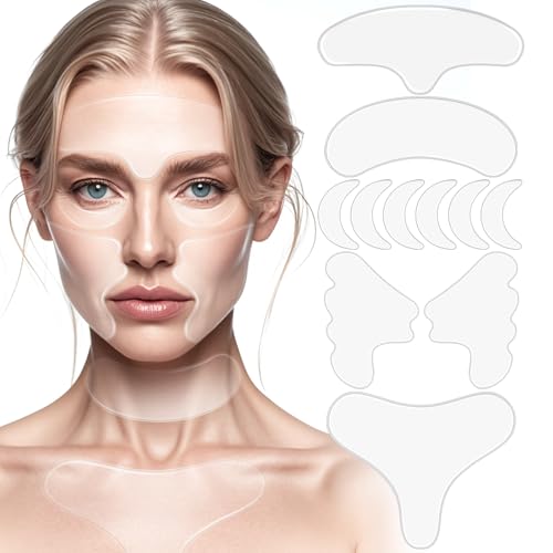 Neck Wrinkle Patches, Anti Wrinkle Silicone Patches£¬Reusable Neck & Chest Firming and Tightening Facial Masks, Collagen Neck Fine Line Pads for Women Reduce Fine Wrinkles, Moisturizing & Firming