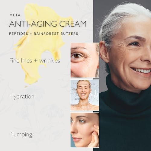 JustUs Skincare, Advanced Day & Night Face Cream for Mature Skin, Deeply Hydrates, Firms & Smooths Visible Signs of Aging, with Peptides and Bacuri ? 50ml / 1.67 oz