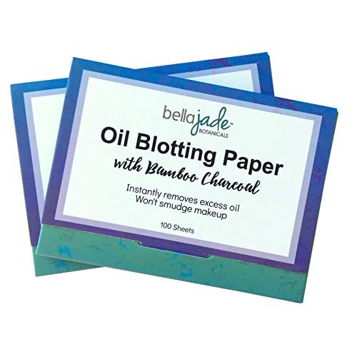 Oil Blotting Paper Sheets ? Instantly Absorbs Excess Oil and Shine from Face without Smudging Makeup ? Large size, 200 Tissues ¡¦ (charcoal)