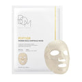 BOM COSMETICS Power Gold Ampoule Mask 0.88 oz, Peptide & Gold Sheet Mask for Hydration, Nourishment, Glow Skin ? High-Concentration Ampoule Essence, Moisturizer Collagen Facial Sheet, Korean Skin Care