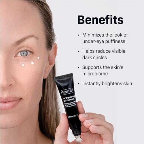 Revision Skincare C+ Brightening Eye Complex¢â with Vitamin C and Antioxidants, Eye Cream for Dark Circles and Under Eye Puffiness