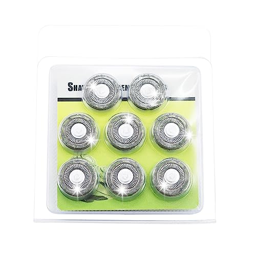 8PCS Shaver Head Replacement Blade compatible with Skull Shaver Pitbull Electric Razors