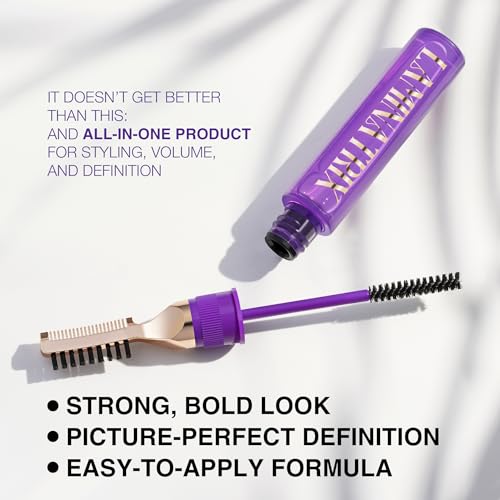 Clear Eyebrow Gel ? Long-Lasting Formula for Laminated Look, Clump & Flake Free ? Double-Sided Brush for Easy Application, 0.17 fl.oz. ? Laminatrix