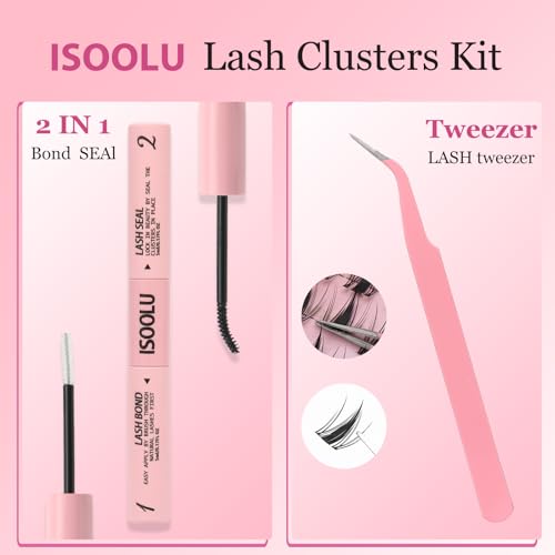 Fairy Lash Clusters Manga Individual Lashes C Curl Wispy Eyelash Clusters WideSpan Eyelash Extension Kit with Lash Bond and Seal Wet-Look Spiky Cluster Lashes (Wing Kit 150pcs)